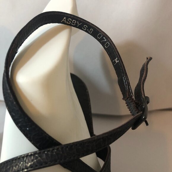 DONALD J. PLINER Asby Heels Women's Size 7 Bronze Strappy Open Sandals Slingback - Picture 8 of 11